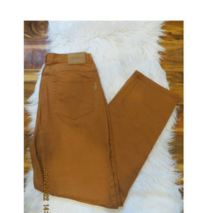 Coldwater Creek Copper Color Denim Jeans Women Size 16